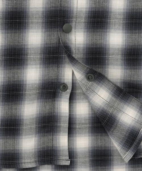 minimal / ミニマル パーカー | チェックシャツパーカー | 詳細9