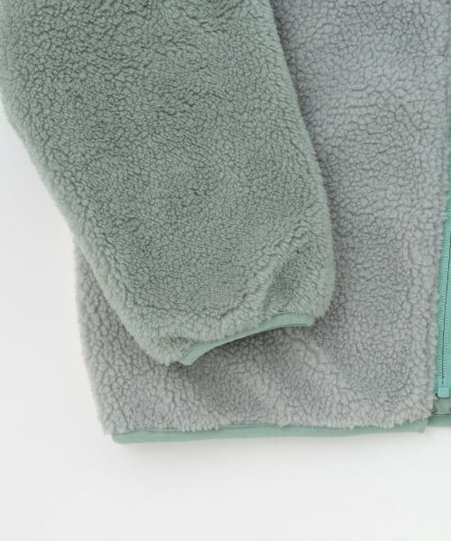 minimal / ミニマル ブルゾン | リバーシブル配色ボアアウター | 詳細10