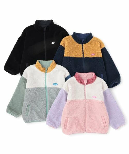 minimal / ミニマル ブルゾン | リバーシブル配色ボアアウター | 詳細17