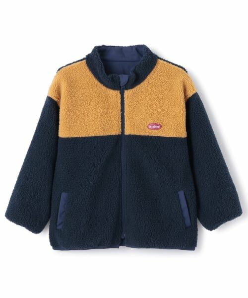 minimal / ミニマル ブルゾン | リバーシブル配色ボアアウター | 詳細20