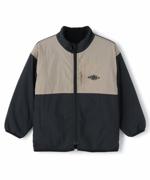 minimal / ミニマル ブルゾン | リバーシブル配色ボアアウター | 詳細5