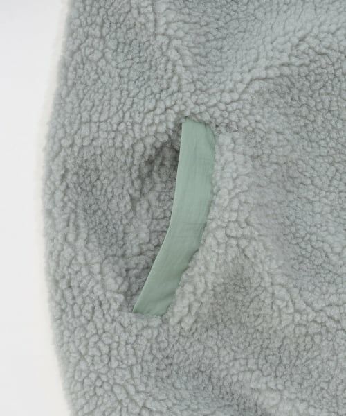 minimal / ミニマル ブルゾン | リバーシブル配色ボアアウター | 詳細9