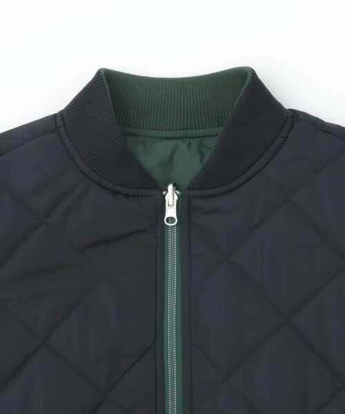minimal / ミニマル ブルゾン | リバーシブルキルトMA-1 | 詳細10