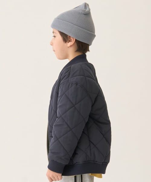 minimal / ミニマル ブルゾン | リバーシブルキルトMA-1 | 詳細18