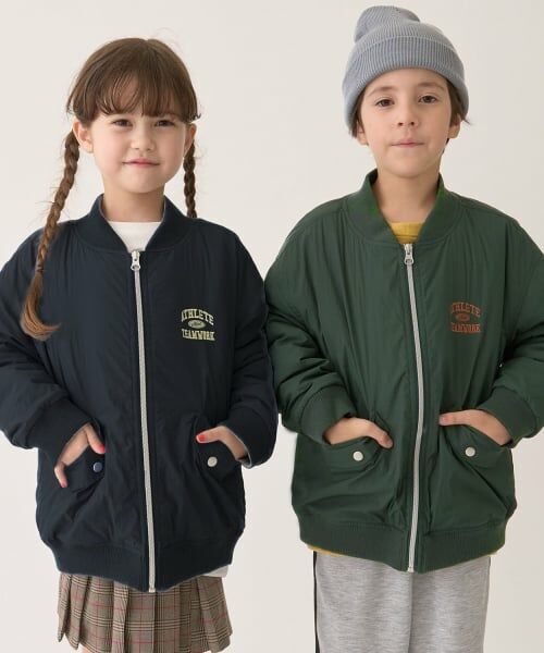 minimal / ミニマル ブルゾン | リバーシブルキルトMA-1 | 詳細24