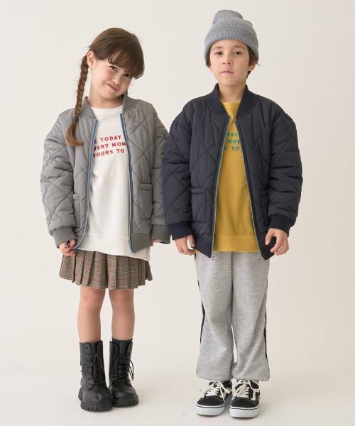 minimal / ミニマル ブルゾン | リバーシブルキルトMA-1 | 詳細25