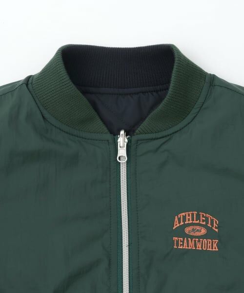 minimal / ミニマル ブルゾン | リバーシブルキルトMA-1 | 詳細5