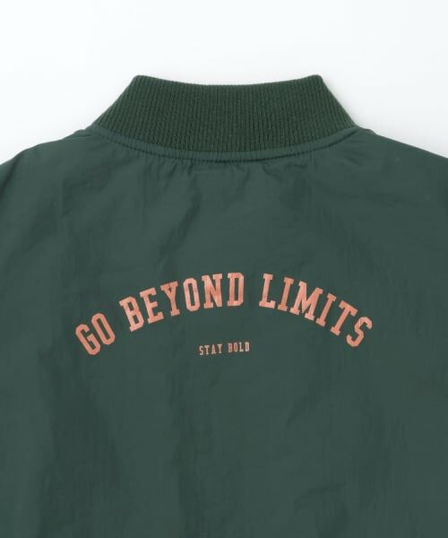 minimal / ミニマル ブルゾン | リバーシブルキルトMA-1 | 詳細9