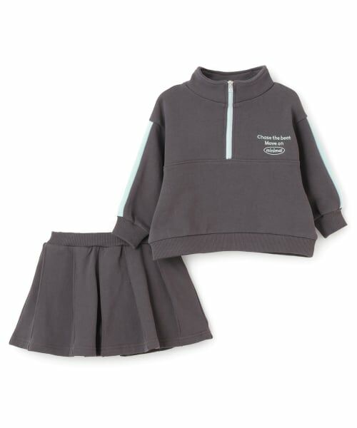 minimal / ミニマル スウェット | 【裏起毛】【綿100】ハーフジップセットアップ | 詳細24