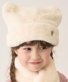 フェイクファーキャップ