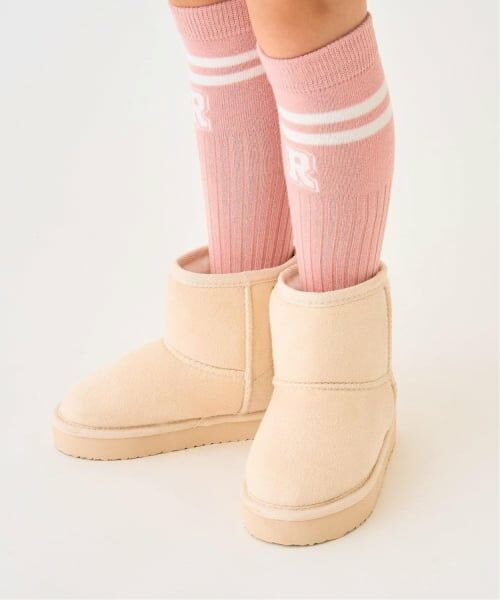 minimal / ミニマル ブーツ(ショート丈) | ムートンブーツ (アイボリー)