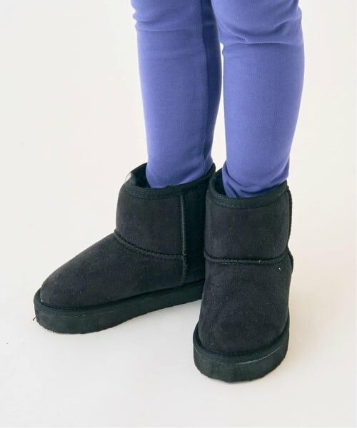 minimal / ミニマル ブーツ(ショート丈) | ムートンブーツ (黒)