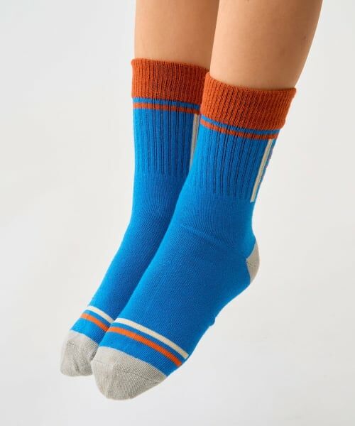 minimal / ミニマル ソックス | バイカラーソックス（ブルー）