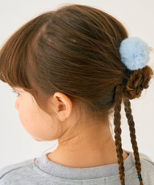 minimal / ミニマル ヘアゴム・シュシュ | フェイクファーポニー（ライラック）