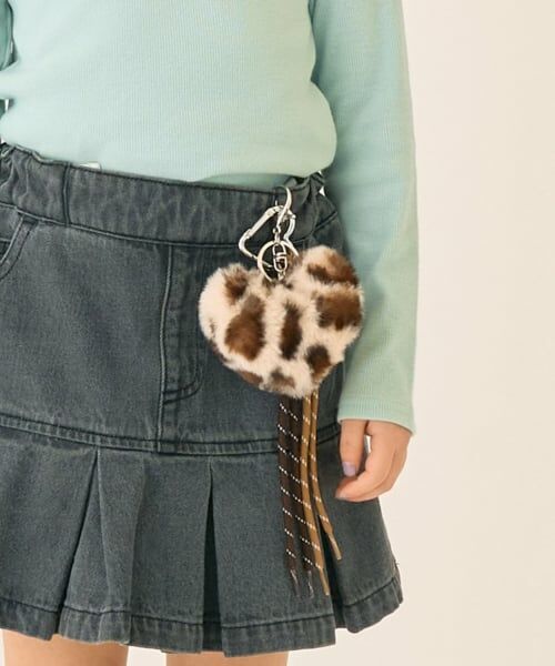 minimal / ミニマル チャーム | レオパードファーチャーム（ベージュ）