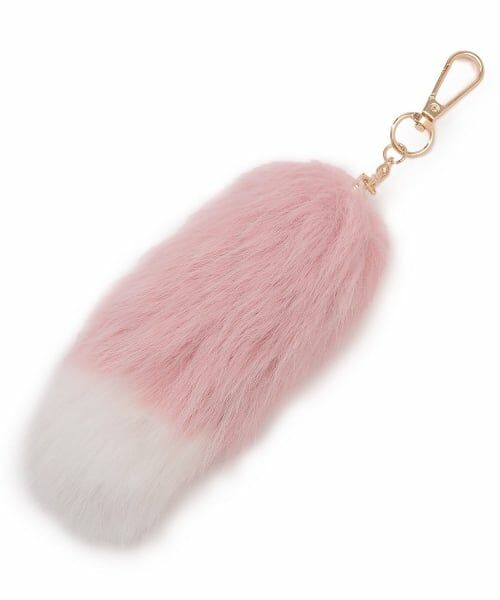 minimal / ミニマル チャーム | しっぽファーチャーム（ピンク）