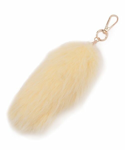 minimal / ミニマル チャーム | しっぽファーチャーム（クリーム）