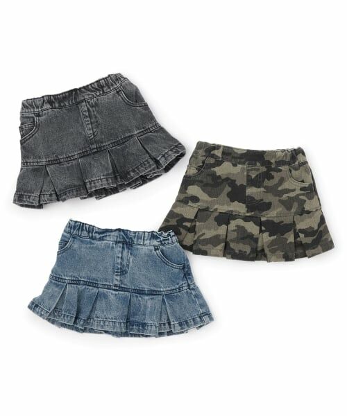 minimal / ミニマル ショート・ハーフ・半端丈パンツ | 裾ボックスタックスカート/デニム | 詳細22