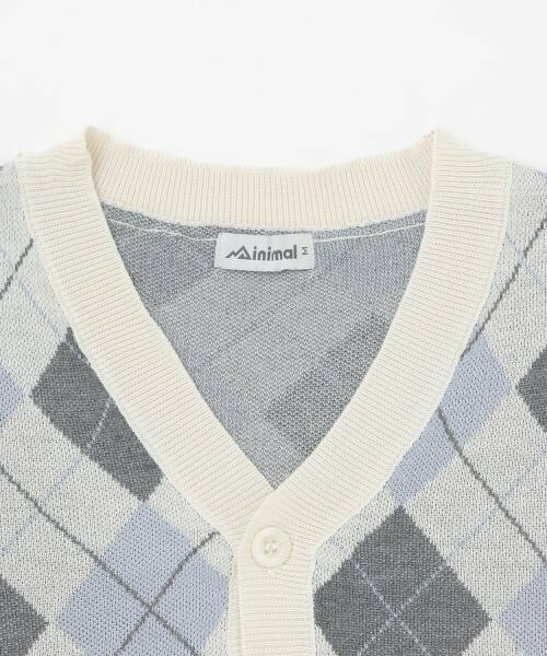 minimal / ミニマル カーディガン・ボレロ | 【アラエル】アーガイルカーディガン | 詳細12