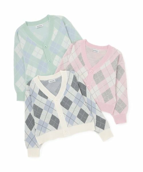 minimal / ミニマル カーディガン・ボレロ | 【アラエル】アーガイルカーディガン | 詳細15