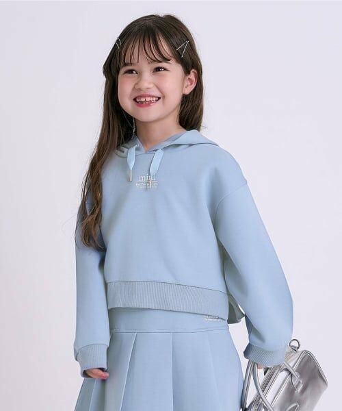 minimal / ミニマル パーカー | 【防汚】パフィースウェットパーカー/ダンボール(サックス)