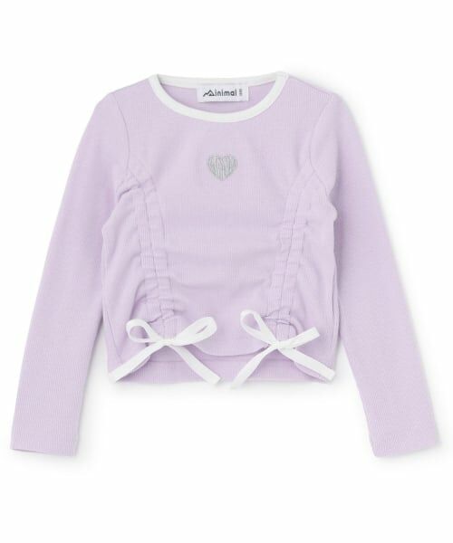 minimal / ミニマル Tシャツ | 【吸水速乾】テレコドロスト長袖Tシャツ（ラベンダー）