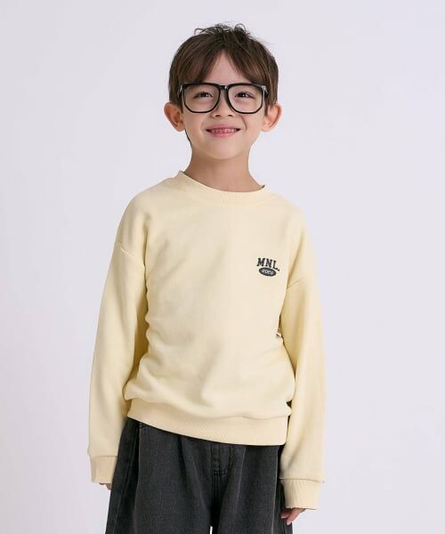 minimal / ミニマル スウェット | 【DailyME】綿100%ベーシックトレーナー(黄)