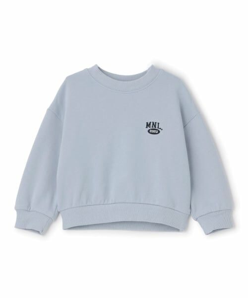 minimal / ミニマル スウェット | 【DailyME】綿100%ベーシックトレーナー(サックス)