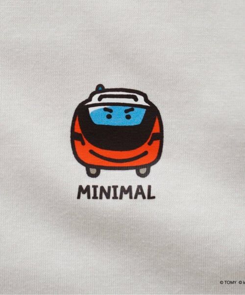 minimal / ミニマル Tシャツ | 【あつまれ!プラレールズ】シャリョーズロゴロンT | 詳細26