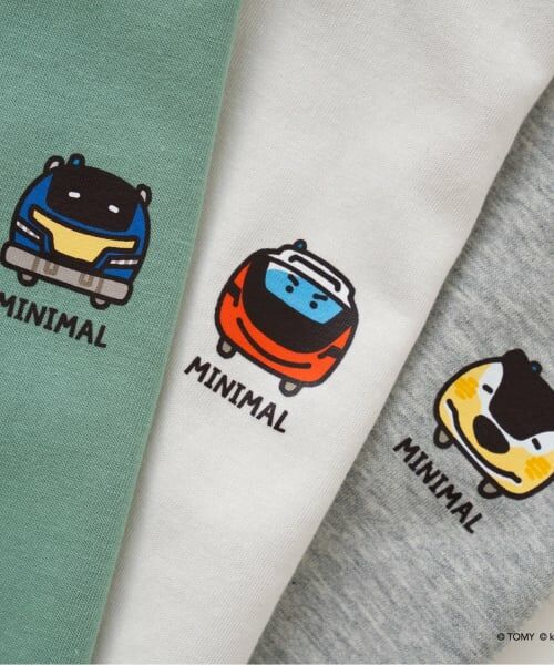 minimal / ミニマル Tシャツ | 【あつまれ!プラレールズ】シャリョーズロゴロンT | 詳細29