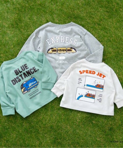 minimal / ミニマル Tシャツ | 【あつまれ!プラレールズ】シャリョーズロゴロンT | 詳細30