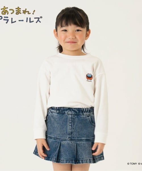 minimal / ミニマル Tシャツ | 【あつまれ!プラレールズ】シャリョーズロゴロンT（オフ ホワイト）