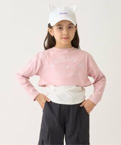 minimal / ミニマル Tシャツ | 【綿100/防汚】レイヤード短丈長袖T