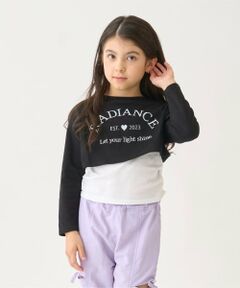 minimal / ミニマル Tシャツ | 【綿100/防汚】レイヤード短丈長袖T