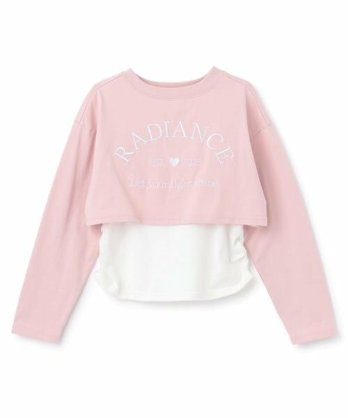 minimal / ミニマル Tシャツ | 【綿100/防汚】レイヤード短丈長袖T | 詳細10