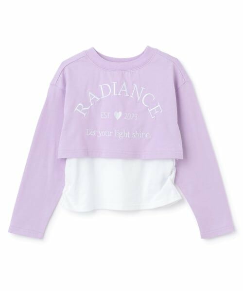 minimal / ミニマル Tシャツ | 【綿100/防汚】レイヤード短丈長袖T | 詳細12