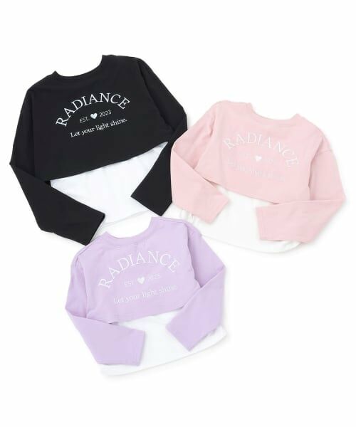 minimal / ミニマル Tシャツ | 【綿100/防汚】レイヤード短丈長袖T | 詳細19