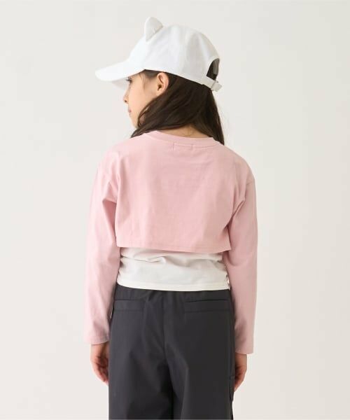 minimal / ミニマル Tシャツ | 【綿100/防汚】レイヤード短丈長袖T | 詳細5