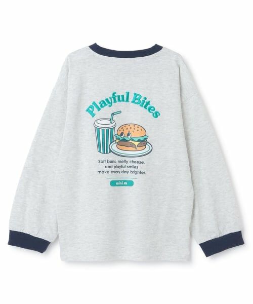 minimal / ミニマル Tシャツ | バックイラスト長袖Tシャツ | 詳細4