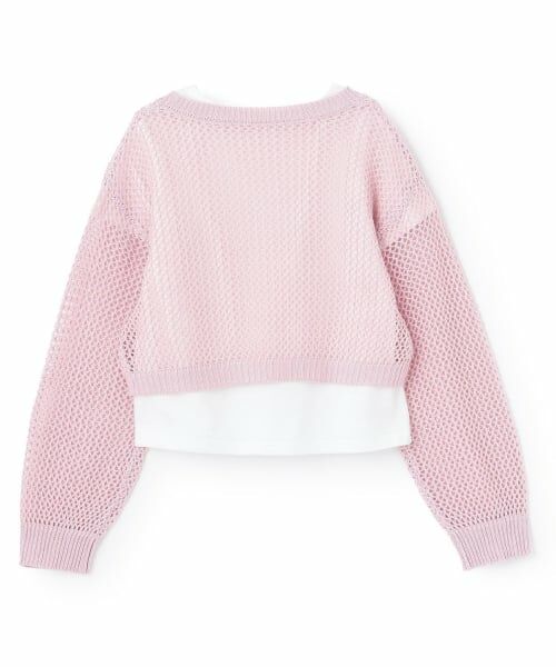 minimal / ミニマル ニット・セーター | 【インナーツキ】【アラエル】メッシュニット | 詳細1