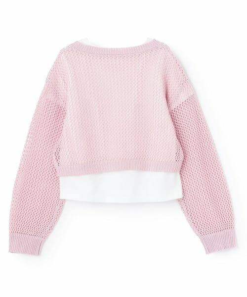 minimal / ミニマル ニット・セーター | 【インナーツキ】【アラエル】メッシュニット | 詳細14