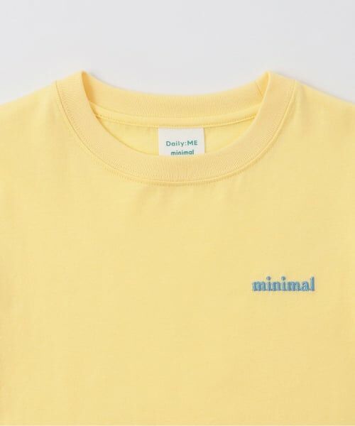 minimal / ミニマル Tシャツ | 【DailyME】C100/防汚/半袖Tシャツ | 詳細2