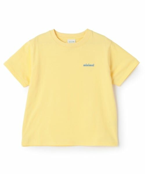 minimal / ミニマル Tシャツ | 【DailyME】C100/防汚/半袖Tシャツ（黄）