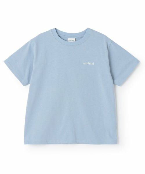 minimal / ミニマル Tシャツ | 【DailyME】C100/防汚/半袖Tシャツ（サックス）
