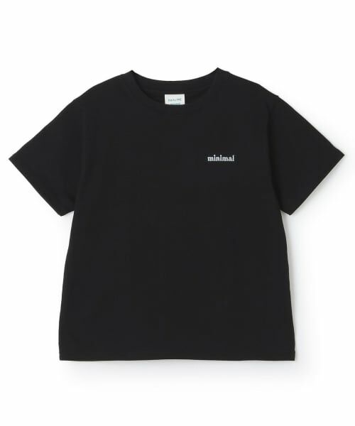 minimal / ミニマル Tシャツ | 【DailyME】C100/防汚/半袖Tシャツ（黒）