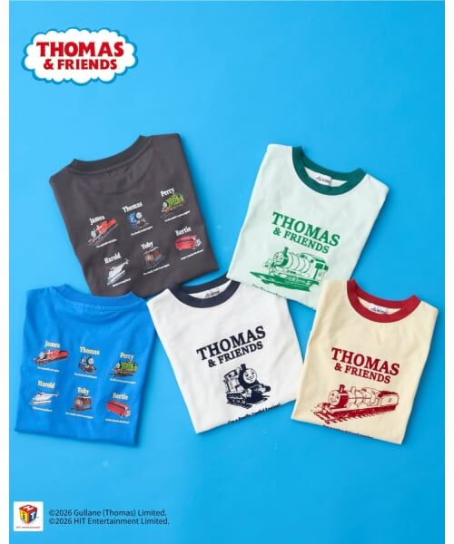 minimal / ミニマル Tシャツ | 【3月13日発売予定】【きかんしゃトーマス】アソートプリント半袖Tシャツ | 詳細25