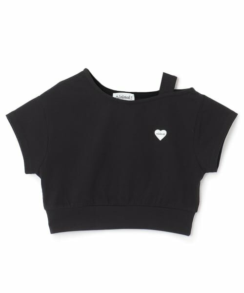 minimal / ミニマル Tシャツ | 【綿100%】ワンショル半袖ロゴTシャツ（黒）