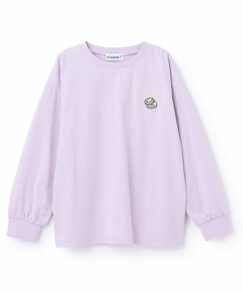 minimal / ミニマル Tシャツ | 【綿100%】【防汚】ドーナツフォトプリント長袖Tシャツ | 詳細14