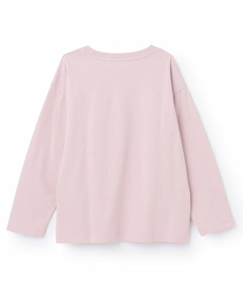 minimal / ミニマル Tシャツ | 【綿100%】ハート＆フラワー長袖Tシャツ | 詳細1