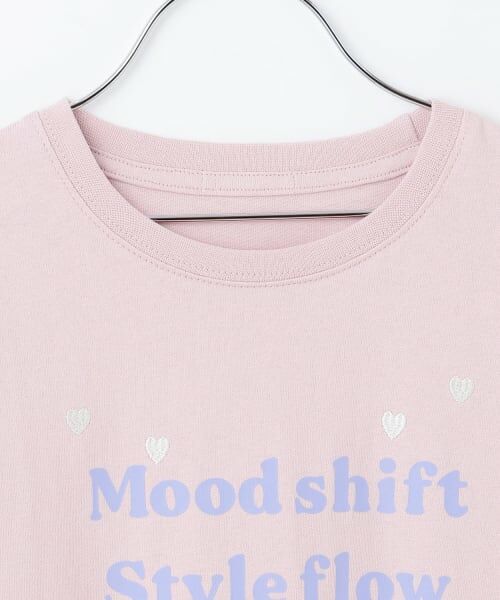 minimal / ミニマル Tシャツ | 【綿100%】ハート＆フラワー長袖Tシャツ | 詳細10